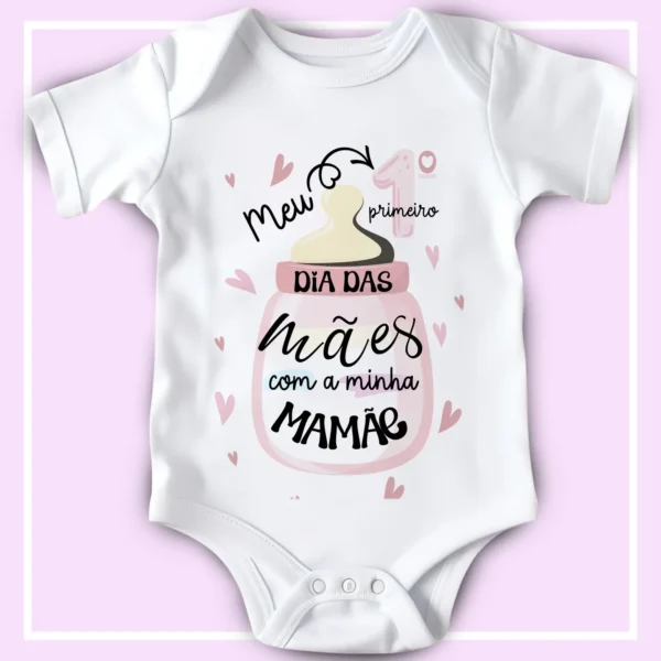 12 Designs Criativos para Bodies de Bebê no Dia das Mães
