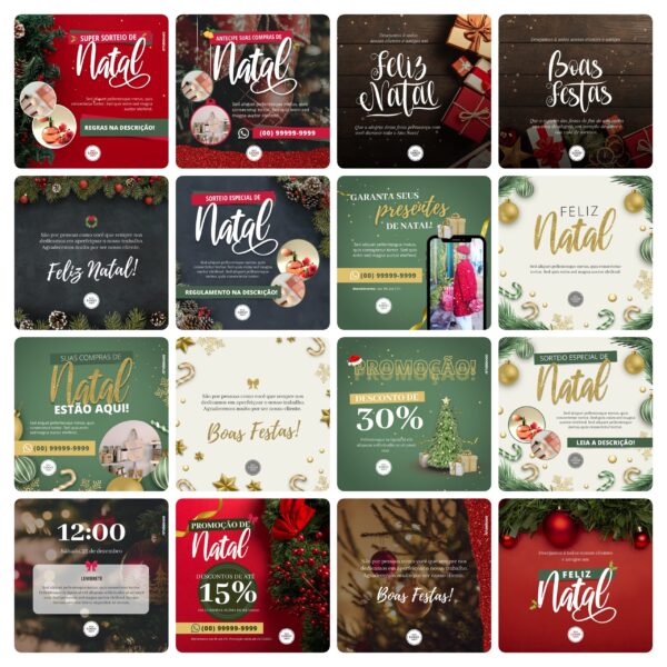 150 Artes Canva Natal Templates Modelos Canva Editaveis 10
