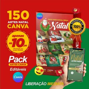 150 Artes Canva Natal Templates Modelos Canva Editaveis 17