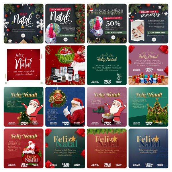 150 Artes Canva Natal Templates Modelos Canva Editaveis 7