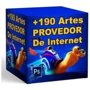 +190 Pack Artes Provedor De Internet Editável Em Psd + Bônus