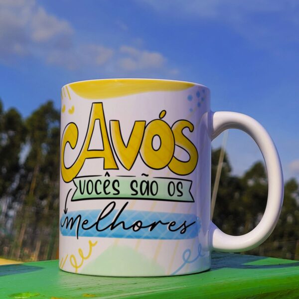20 Artes Caneca Vovô e Vovó Kit Digital Completo Frases Png