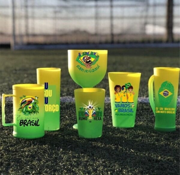 20 Artes Copos Brasil Copa Do Mundo 2022 Arquivos Editáveis