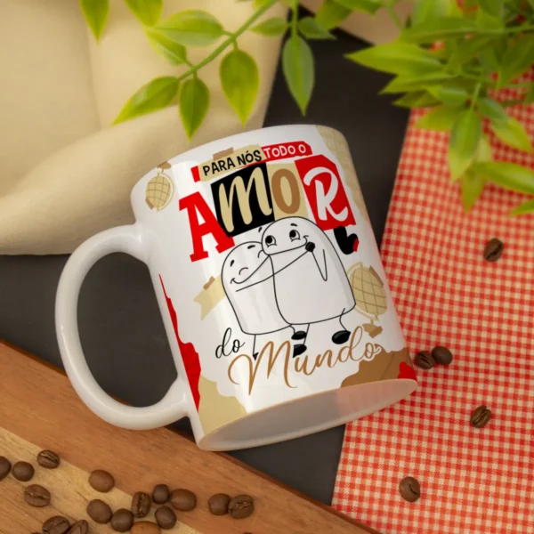 20 Designs Únicos para Sublimação em Canecas de Namorados