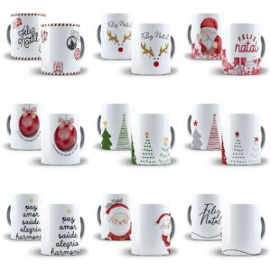 20 Estampas Caneca Natalina Minimalista Para Estampar 10