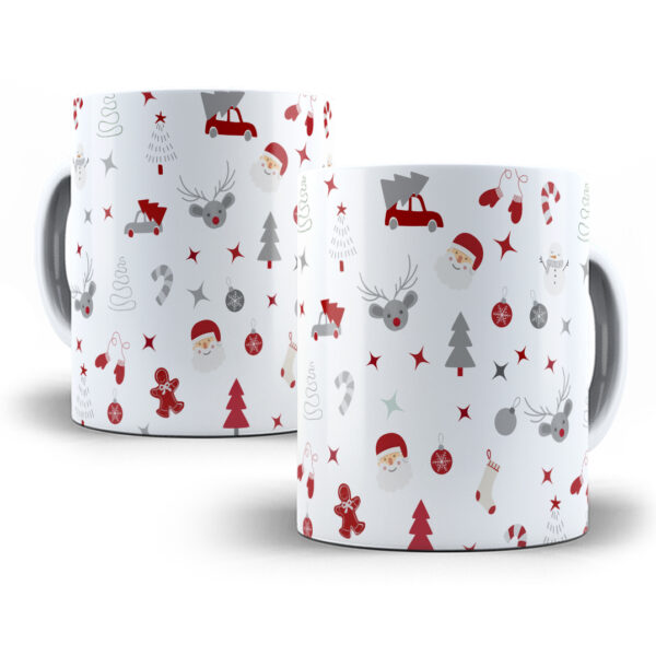 20 Estampas Caneca Natalina Minimalista Para Estampar