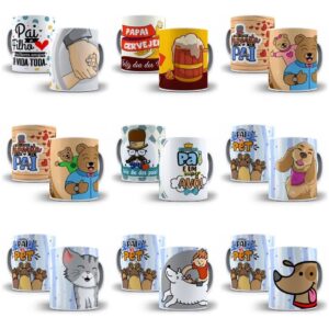 249 Designs Sublimação Dia Dos Pais Em Corel Caneca Camisa