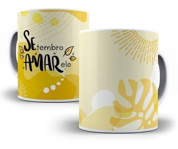 25 Estampa Caneca Camiseta Flork Setembro Amarelo Sublimação