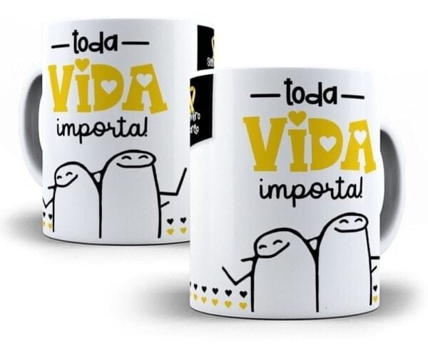 25 Estampa Caneca Camiseta Flork Setembro Amarelo Sublimação