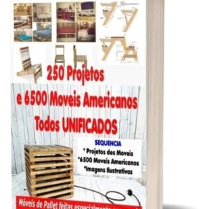 250 Projetos Moveis De Paletes + 6500 Projetos + Brinde