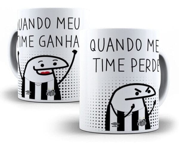 26 Artes Caneca Flork Bento Torcedor Futebol Sublimação