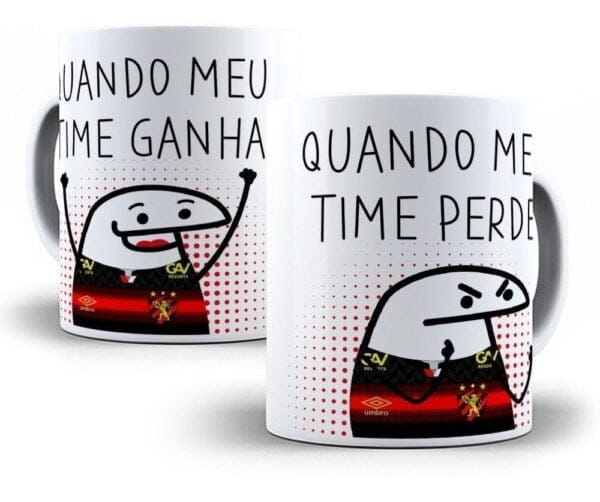 26 Artes Caneca Flork Bento Torcedor Futebol Sublimação
