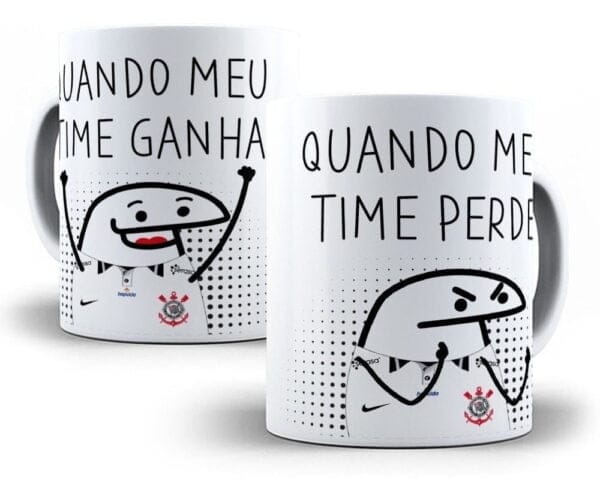 26 Artes Caneca Flork Bento Torcedor Futebol Sublimação