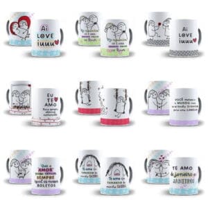 26 Artes Caneca Flork Dia Dos Namorados Arquivos Png