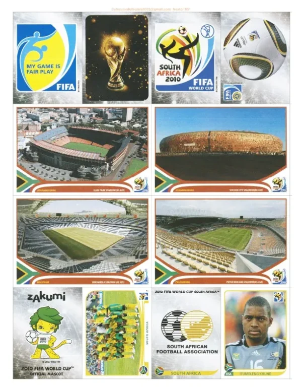 Para Imprimir Todas Figurinhas Copa Mundo 2010 África Do Sul - Imagem 5