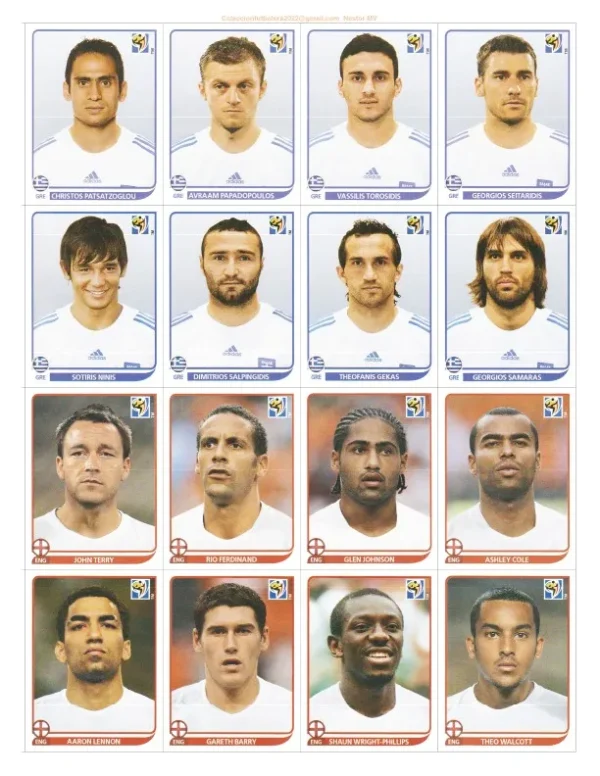 Para Imprimir Todas Figurinhas Copa Mundo 2010 África Do Sul - Imagem 7