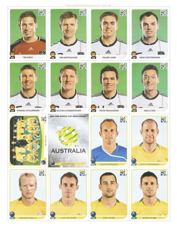 Para Imprimir Todas Figurinhas Copa Mundo 2010 África Do Sul - Imagem 6