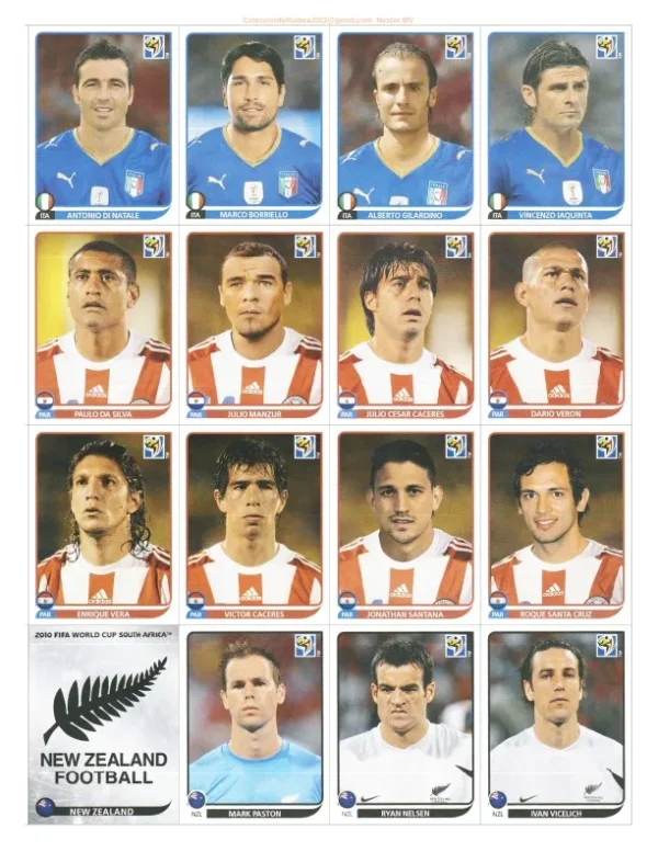 Para Imprimir Todas Figurinhas Copa Mundo 2010 África Do Sul - Imagem 4