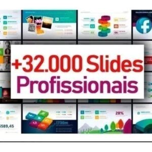 +32.000 Slides Editáveis + Mockups Power Point Apresentações