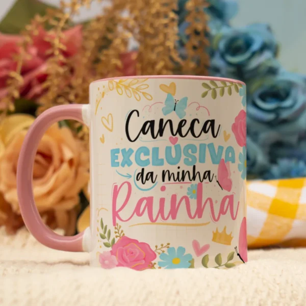 Pacote de Artes Canecas Mães Floral - Png - Imagem 2