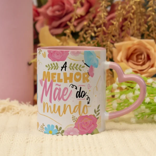 Pacote de Artes Canecas Mães Floral - Png - Imagem 10