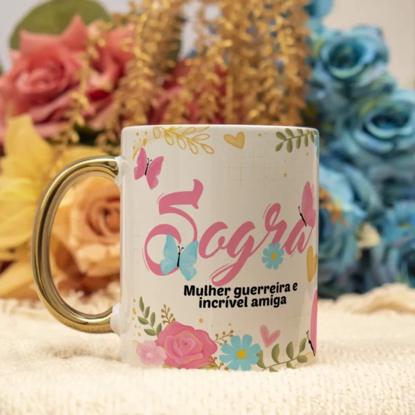 Pacote de Artes Canecas Mães Floral - Png - Imagem 7