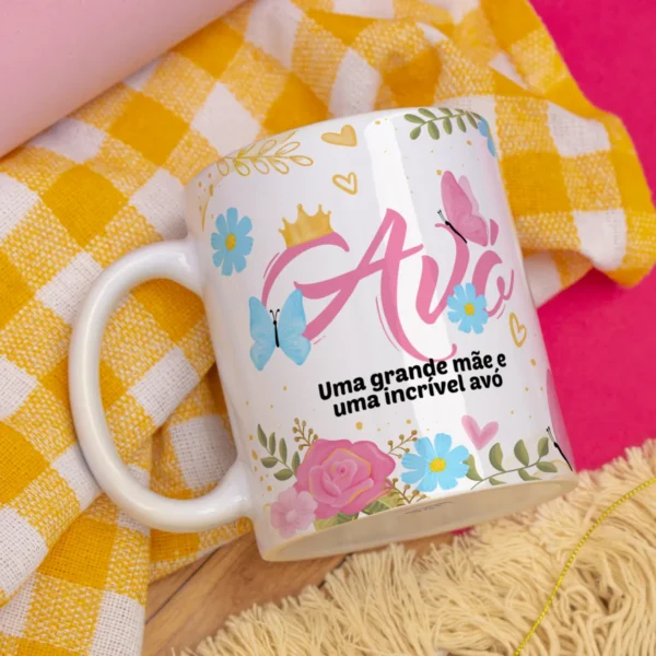 Pacote de Artes Canecas Mães Floral - Png - Imagem 4
