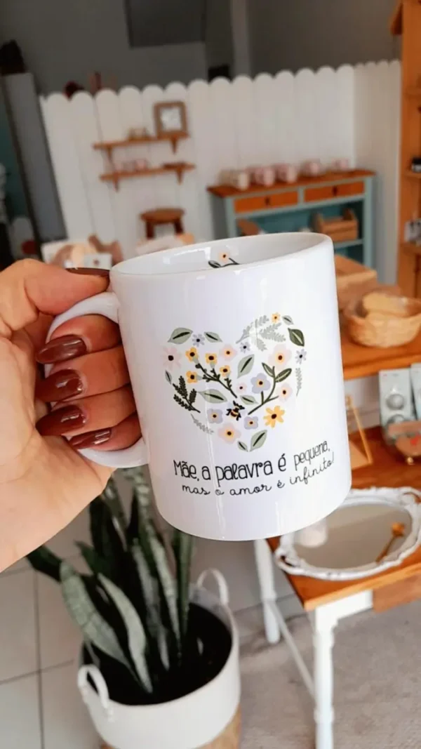 Conjunto de Designs para Canecas - Dia das Mães em PNG