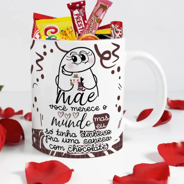 Pack Arte Dia das Mães - Caneca Tema Chocolate by Flork - Imagem 2