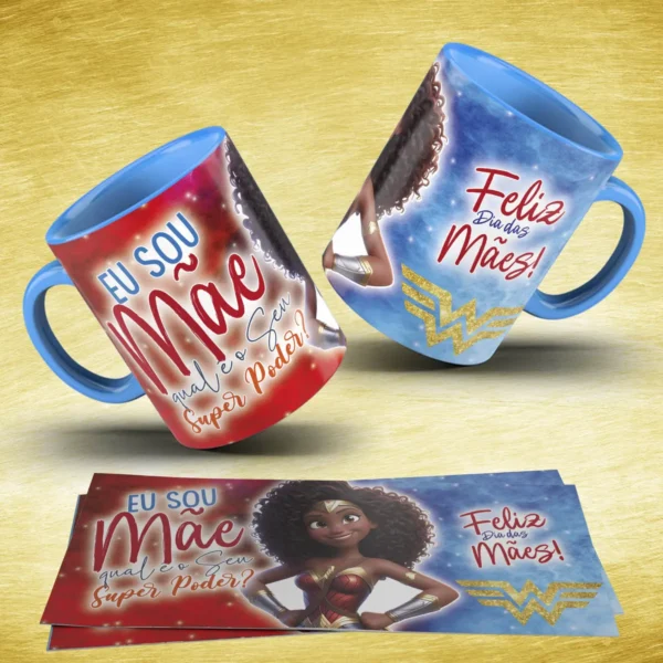 Pacote de Artes para Caneca: Especial Dia das Mães Heróinas - Imagem 5