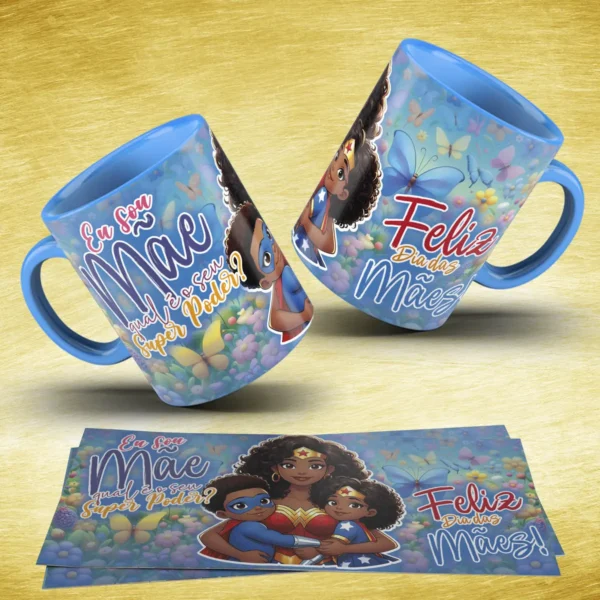 Pacote de Artes para Caneca: Especial Dia das Mães Heróinas - Imagem 10