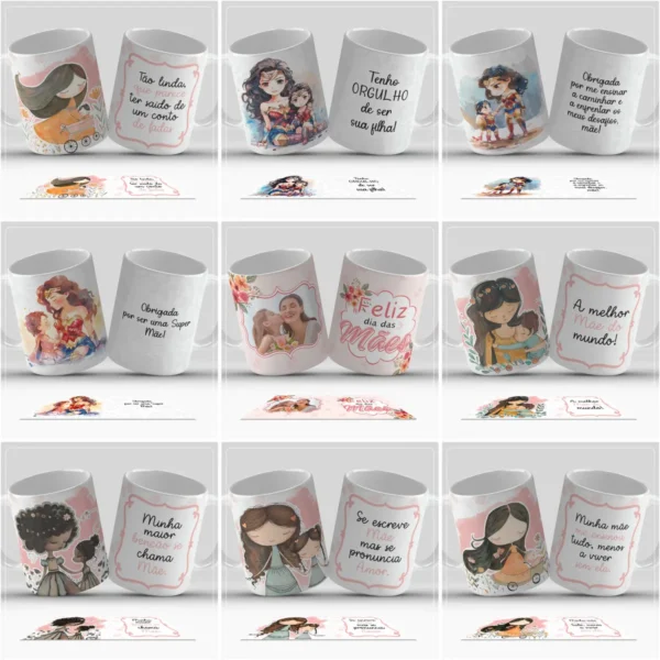 Artes Digitais para Caneca: Presenteie no Dia das Mães com Criatividade - Imagem 2