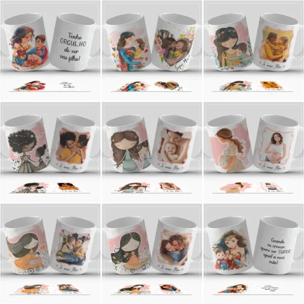 Artes Digitais para Caneca: Presenteie no Dia das Mães com Criatividade - Imagem 3