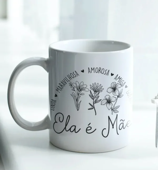 Pacote JPG: 10 Artes para Canecas de Mães Minimalistas - Imagem 3
