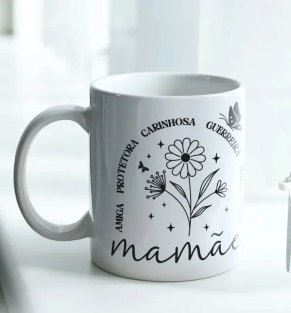 Pacote JPG: 10 Artes para Canecas de Mães Minimalistas - Imagem 10