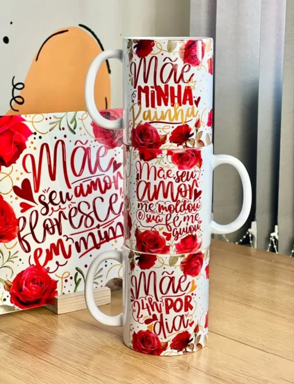 Arquivos JPG para Sublimação: Tema Dia das Mães Florido - Imagem 10