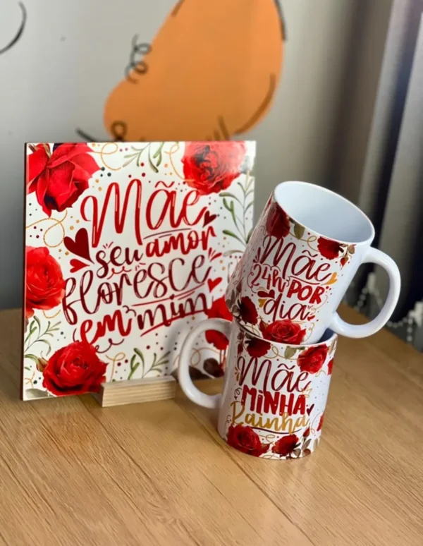 Arquivos JPG para Sublimação: Tema Dia das Mães Florido - Imagem 3