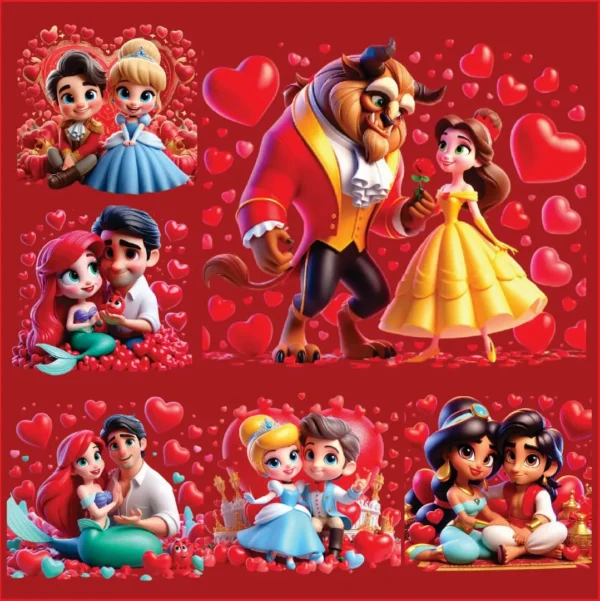 Disney Love PNGs para Kits Digitais e Personalização Criativa - Imagem 2