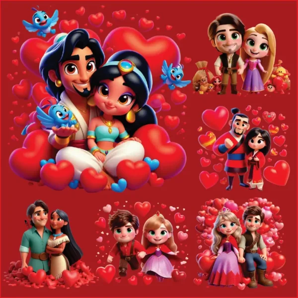 Disney Love PNGs para Kits Digitais e Personalização Criativa - Imagem 4