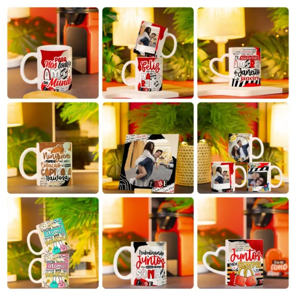Coleção Exclusiva Dia dos Namorados - Artes para Caneca - Imagem 2
