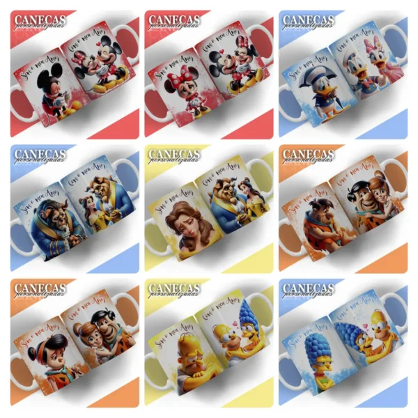 Amor em Caneca: 20 Designs Prontos e Personalizáveis - Imagem 2