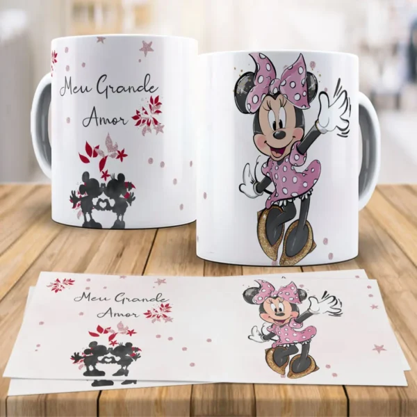 Artes para Canecas Disney, Românticas e Personalizáveis