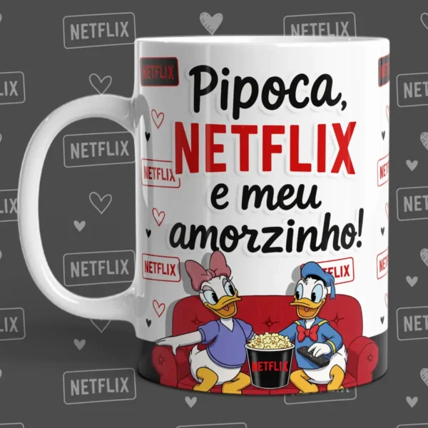Dia dos Namorados Netflix: Artes Criativas para Caneca - Imagem 7