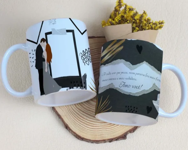 Designs Criativos Sublimação de Caneca no Dia dos Namorados