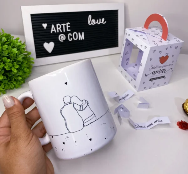 Kits Dia dos Namorados para Caneca e Maleta - Baixe Agora - Imagem 3