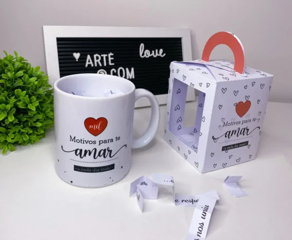 Kits Dia dos Namorados para Caneca e Maleta - Baixe Agora - Imagem 5