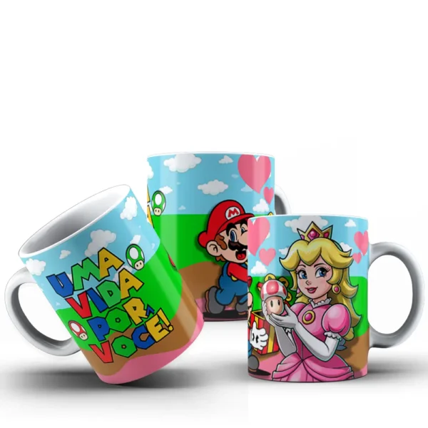 Presente Gamer: Canecas Super Mario para Dia dos Namorados - Imagem 2