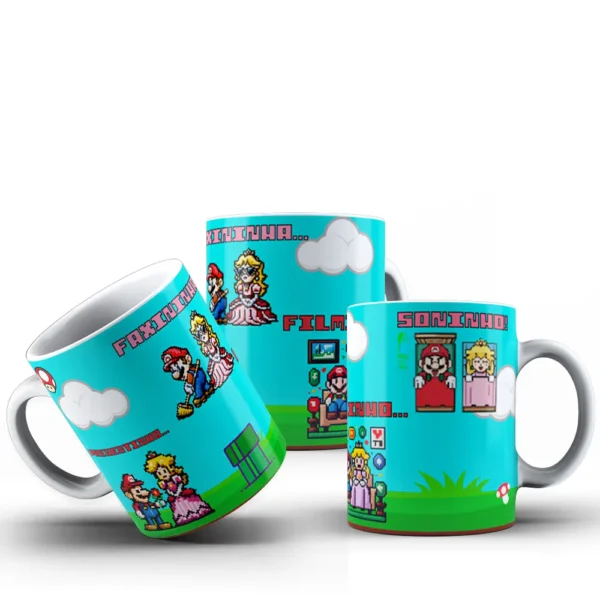 Presente Gamer: Canecas Super Mario para Dia dos Namorados - Imagem 3