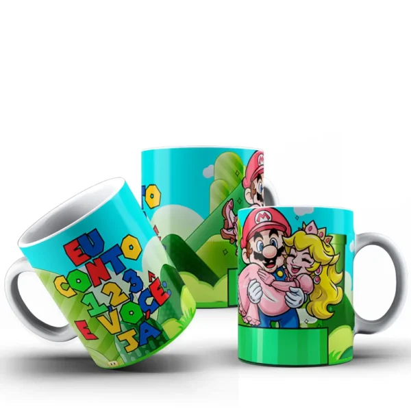 Presente Gamer: Canecas Super Mario para Dia dos Namorados - Imagem 5