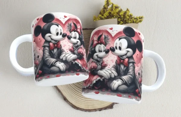 Gráficos de Caneca Mickey Minnie para Enamorados - Imagem 10